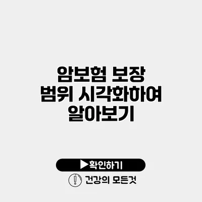 암보험 보장 범위 시각화하여 알아보기